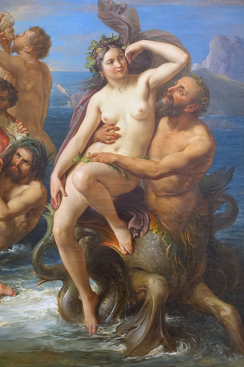 Il trionfo di Venere - Galleria nazionale d'arte moderna, dettaglio, Roma
